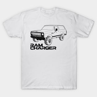 OBS Ram Charger Black Print T-Shirt
